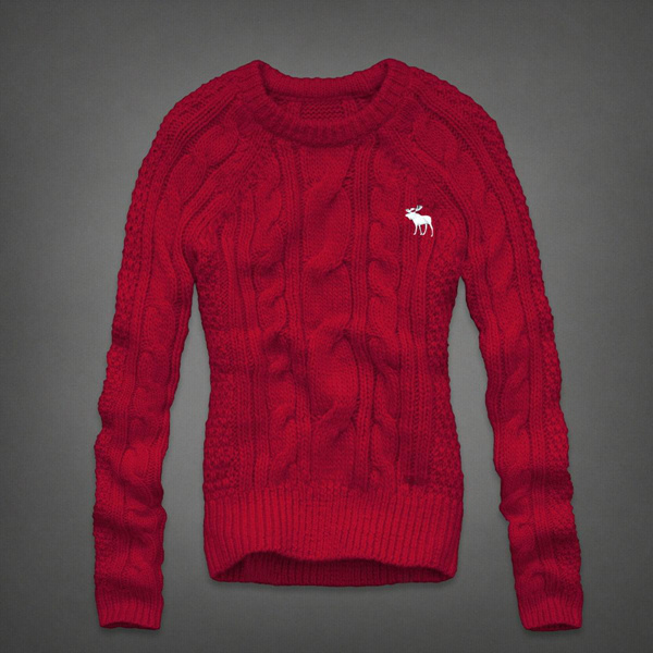 Abercrombie Fitch Mujeres Grueso De Cuello Redondo Jersey AF8306